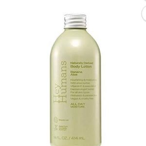 Hey humans banana body lotion
